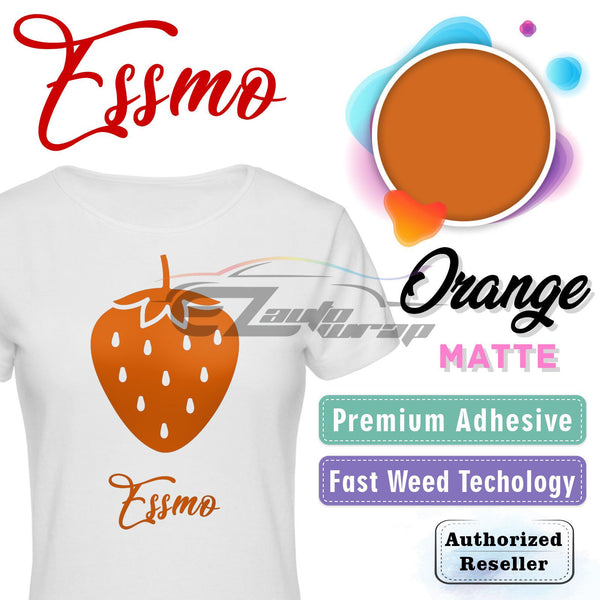 ESSMO™ Orange Matte Solid Heat Transfer Vinyl HTV DP15