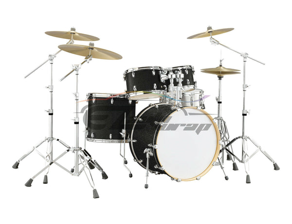 Drum Wrap Vinyl Kit Matte Textured Black