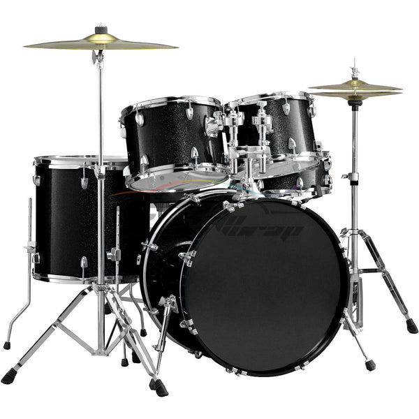 Drum Wrap Vinyl Kit Gloss Diamond Glitter Black
