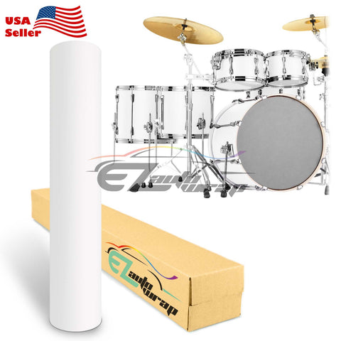 Drum Wrap Vinyl Kit Matte White