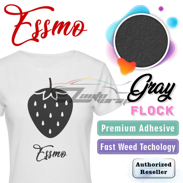 ESSMO™ Gray Flock Heat Transfer Vinyl HTV DF15