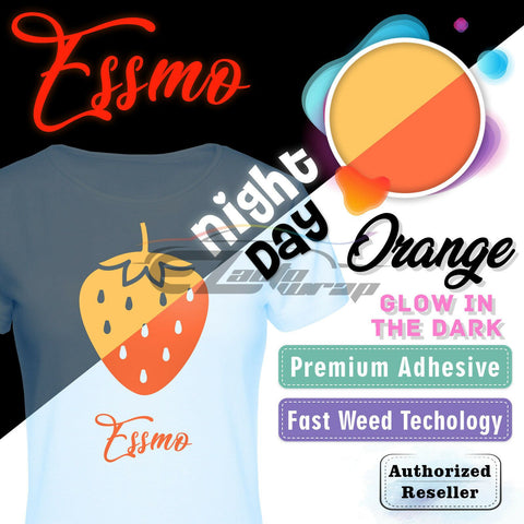 Essmo™ Glow in the Dark Orange Heat Transfer Vinyl HTV GD03
