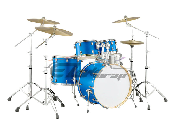 Drum Wrap Vinyl Kit Matte Metallic Blue