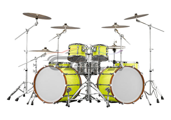 Drum Wrap Vinyl Kit Gloss Lime Green