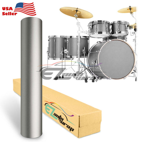 Drum Wrap Vinyl Kit Matte Gray