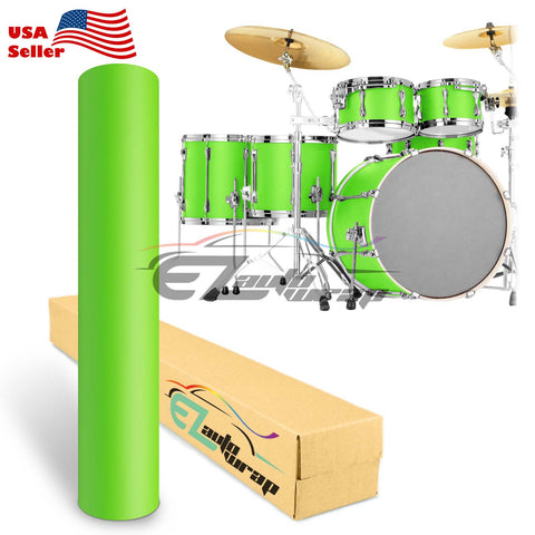 Drum Wrap Vinyl Kit Matte Green