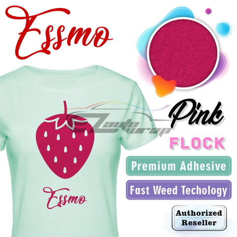 ESSMO™ Pink Flock Heat Transfer Vinyl HTV DF03
