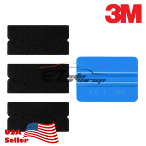 3M Blue Squeegee Tips x3 Vinyl Wrap Kit