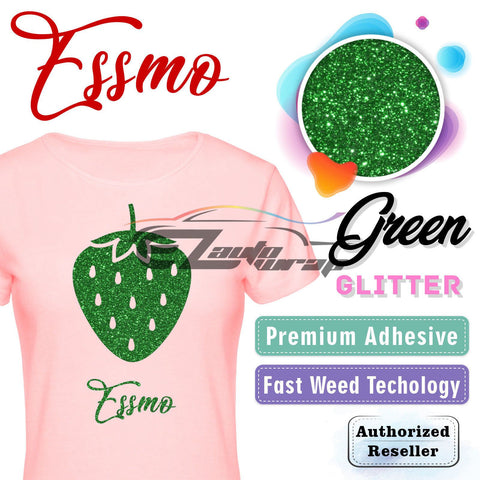 ESSMO™ Green Glitter Sparkle Heat Transfer Vinyl HTV DG08