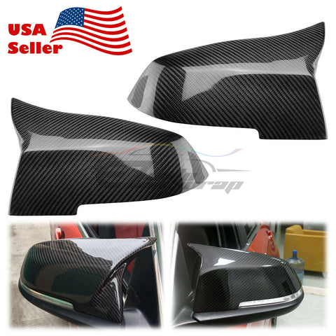 2013-2017 BMW Real Carbon Fiber Side Mirror Covers PC-MC08