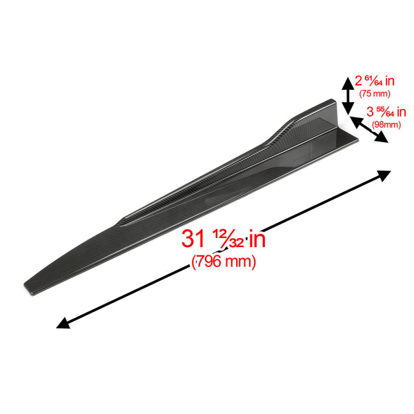 Carbon Fiber Style Side Skirt PC-PS52