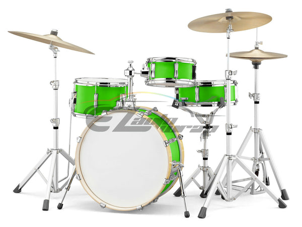 Drum Wrap Vinyl Kit Matte Green
