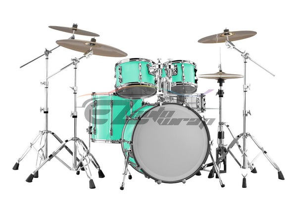 Drum Wrap Vinyl Kit Gloss Teal