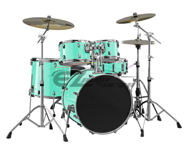 Drum Wrap Vinyl Kit Gloss Teal