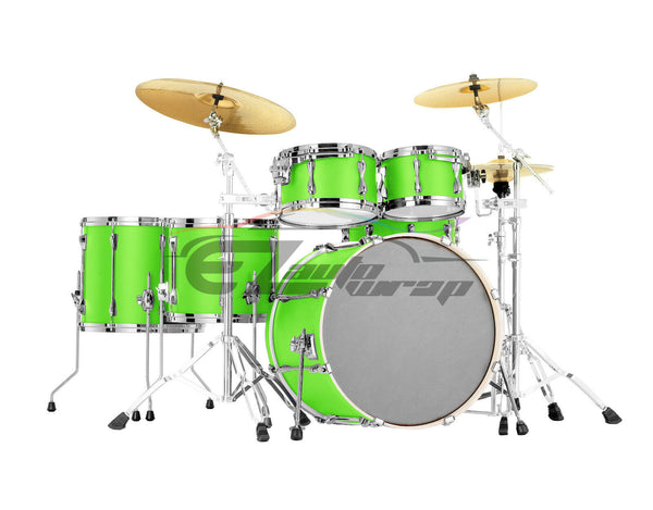 Drum Wrap Vinyl Kit Matte Green