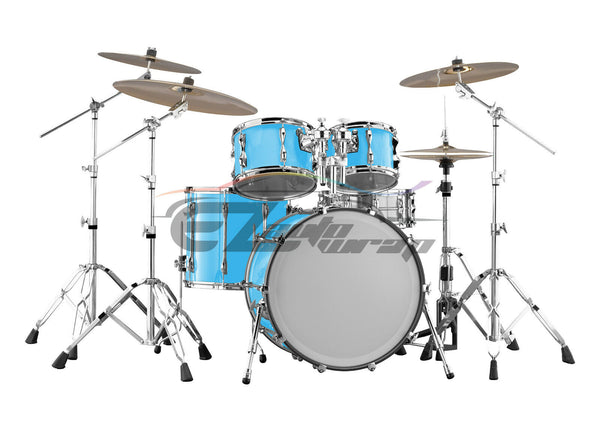 Drum Wrap Vinyl Kit Gloss Light Blue