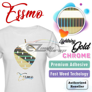 ESSMO™ Lightning Gold Chrome Heat Transfer Vinyl HTV DS06