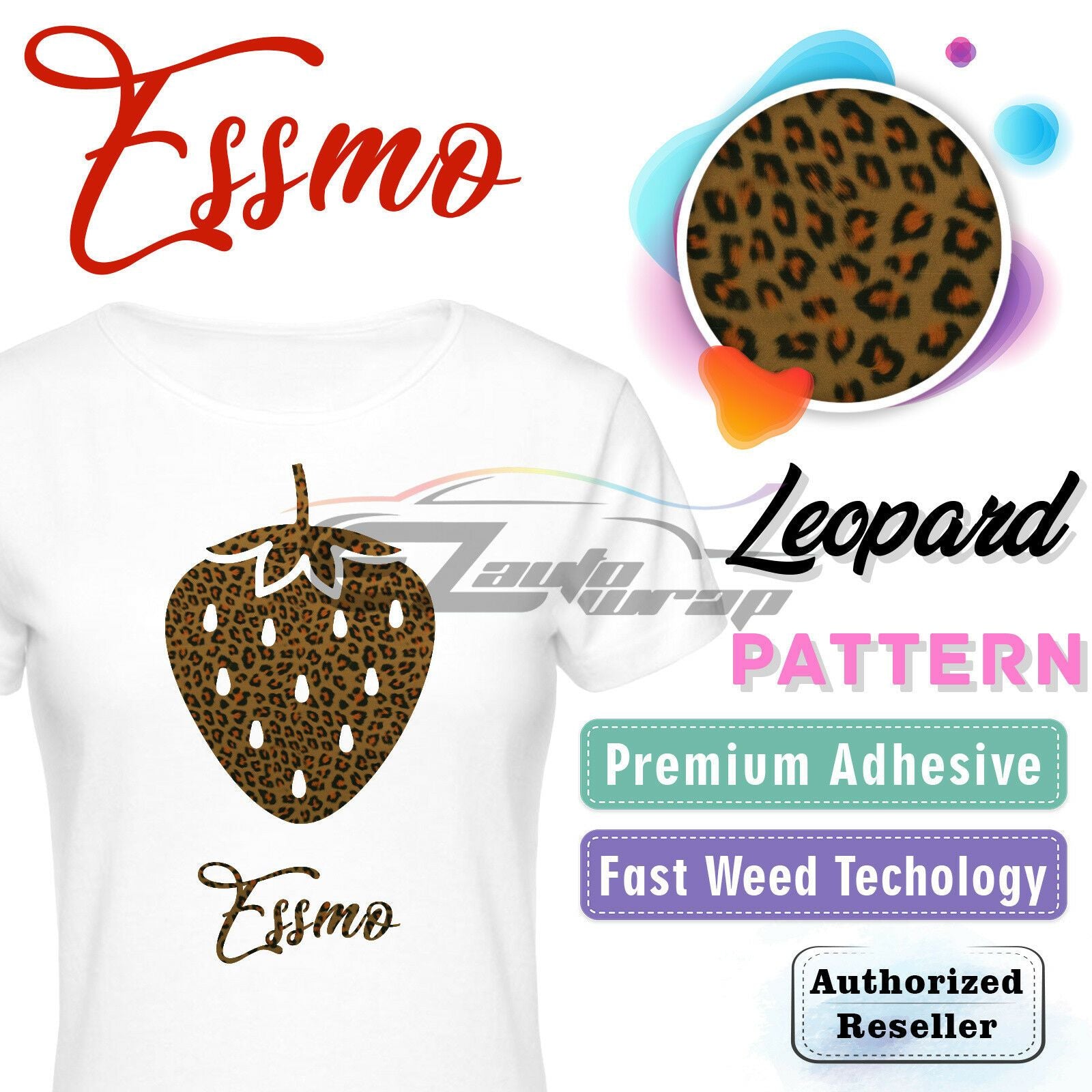 ESSMO™ Leopard Pattern Heat Transfer Vinyl HTV SP18
