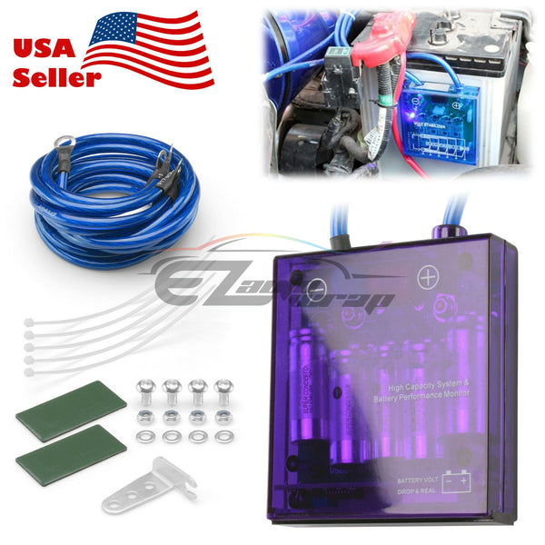 Universal Car Battery Voltage Stabilizer (Blue / Purple / Red / Yellow)