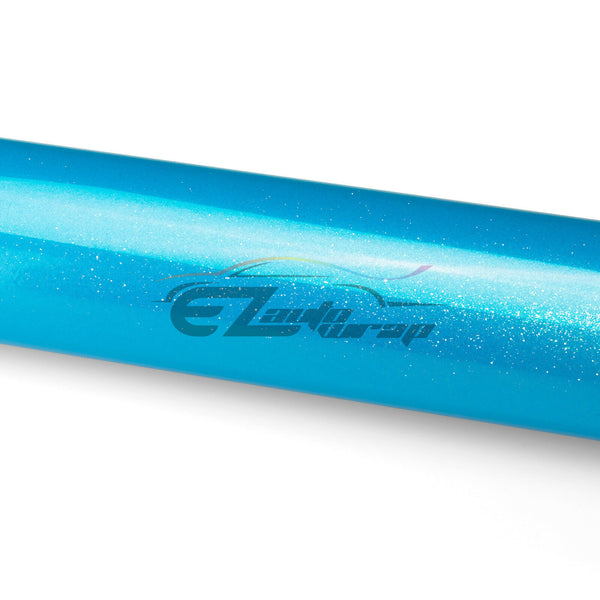Drum Wrap Vinyl Kit Gloss Diamond Glitter Light Blue
