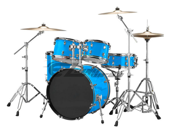 Drum Wrap Vinyl Kit Gloss Sky Blue
