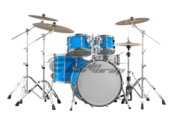 Drum Wrap Vinyl Kit Gloss Sky Blue