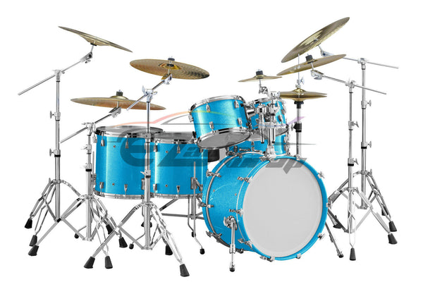 Drum Wrap Vinyl Kit Gloss Diamond Glitter Light Blue