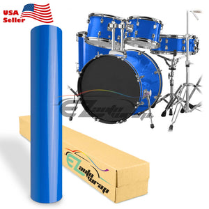 Drum Wrap Vinyl Kit Gloss Intense Blue