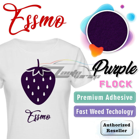 ESSMO™ Purple Flock Heat Transfer Vinyl HTV DF09