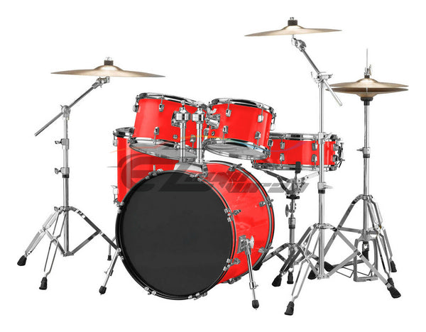 Drum Wrap Vinyl Kit Gloss Red