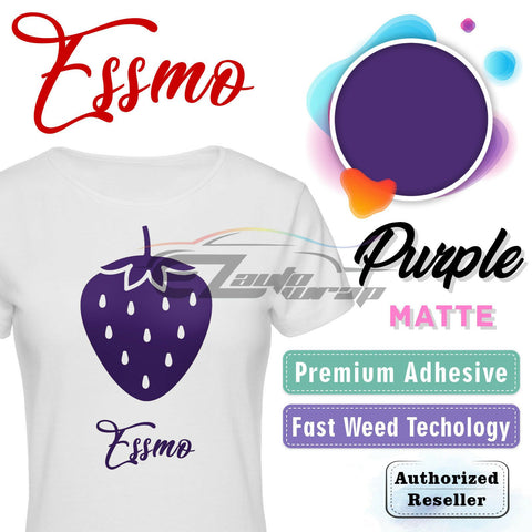 ESSMO™ Purple Matte Solid Heat Transfer Vinyl HTV DP11