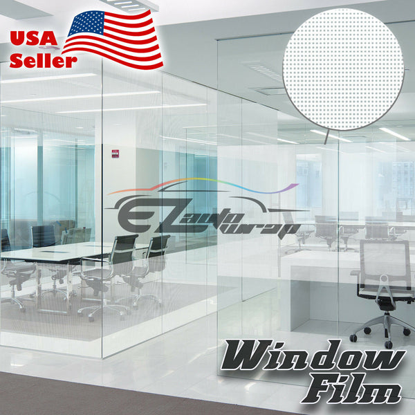 Net Style Static Glass Window Film #38