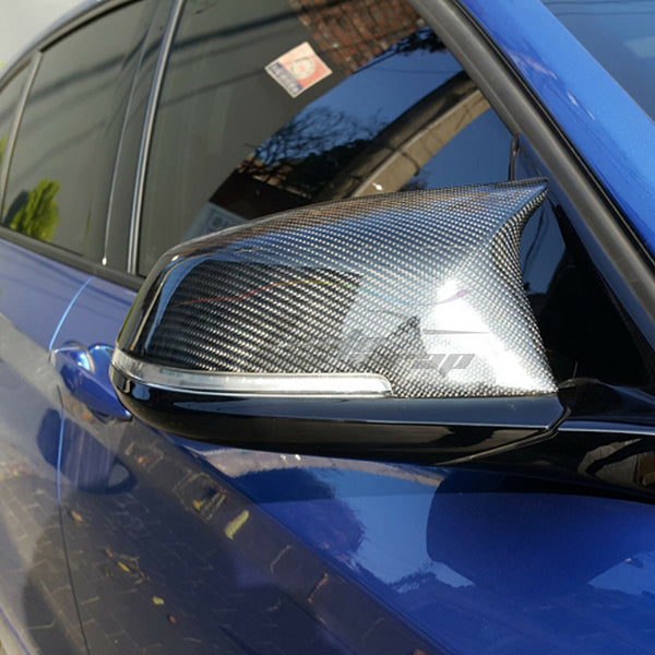 2013-2017 BMW Real Carbon Fiber Side Mirror Covers PC-MC08