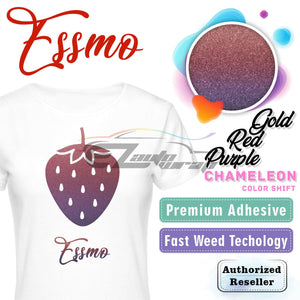 ESSMO™ Purple/Red/Gold Chameleon Color Change Heat Transfer Vinyl HTV ADC05