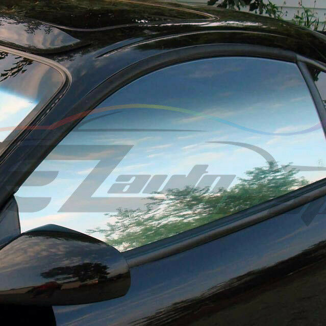 20x120 Roll Window Mirror Chrome Green Tint Film Car Home Office Glass  Privacy