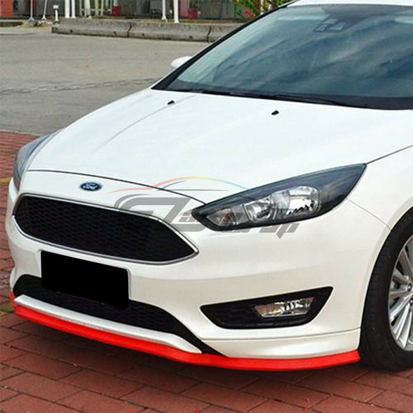Front Bumper Rubber Lip (Black / Blue / Red)
