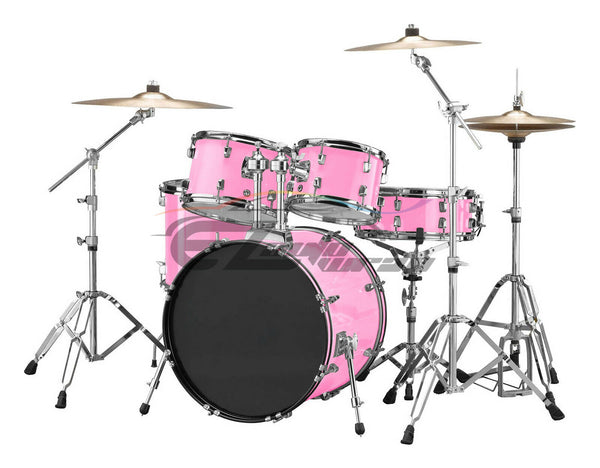Drum Wrap Vinyl Kit Gloss Pink