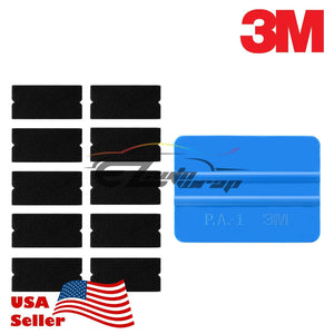 3M Blue Squeegee Tips x10 Vinyl Wrap Kit