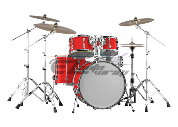 Drum Wrap Vinyl Kit Gloss Red