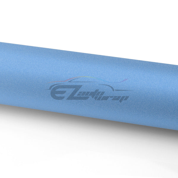 Frosted Light Blue Glass Window Film
