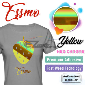 ESSMO™ Yellow Neo Chrome Heat Transfer Vinyl HTV NC02