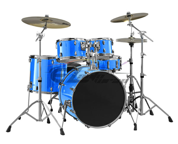 Drum Wrap Vinyl Kit Gloss Pearl Blue