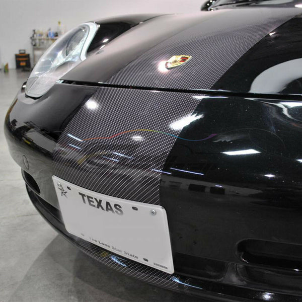Racing Stripe 2D Carbon Fiber Gloss 2" 4" 6" 8" 10" 12" / 25FT 50FT
