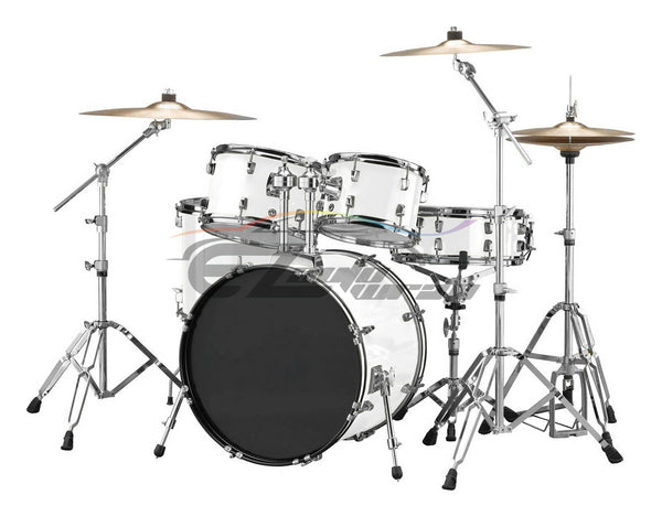 Drum Wrap Vinyl Kit Gloss White