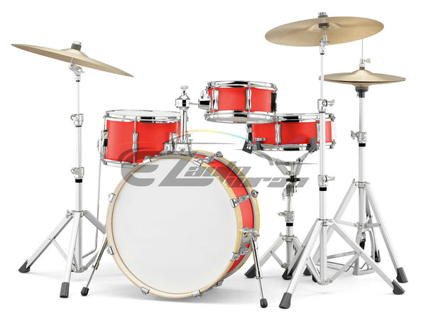 Drum Wrap Vinyl Kit Matte Red