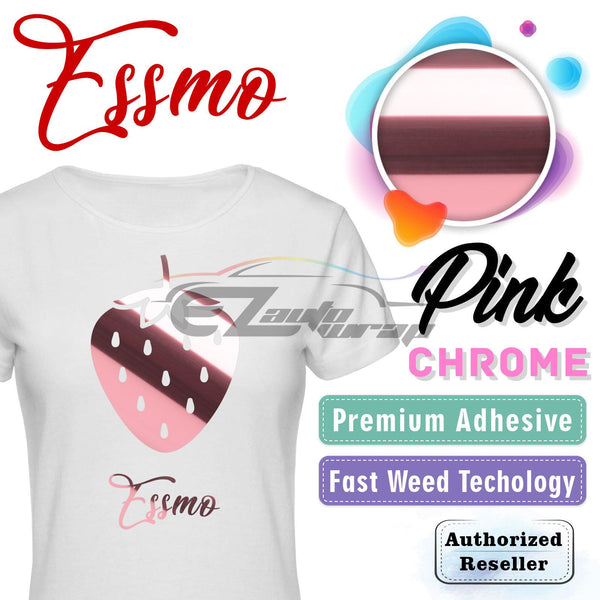 ESSMO™ Pink Chrome Heat Transfer Vinyl HTV DS13