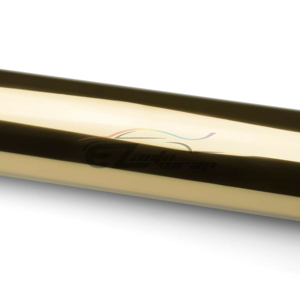 Gold Chrome Mirror Window Tint Film #09