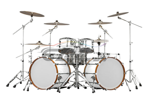 Drum Wrap Vinyl Kit Gloss White