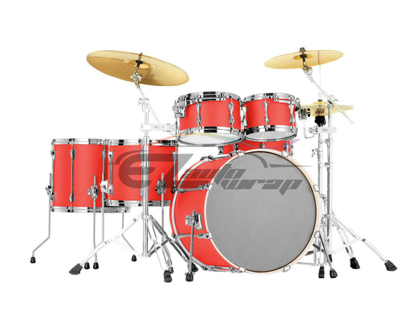 Drum Wrap Vinyl Kit Matte Red