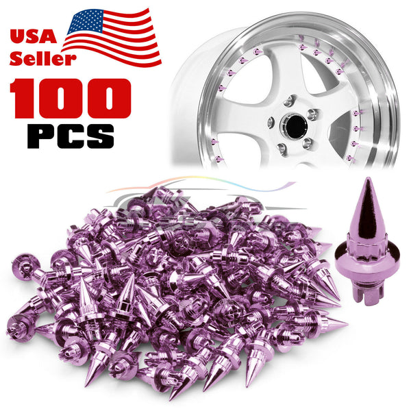 100pcs Spiked Wheel Rivets PC-WRL01 (Blue / Gold / Purple / Red / Silver)